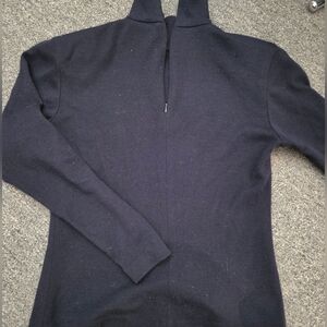 Anne Klein II Women's Black Half-Zip Sweater On Size XS